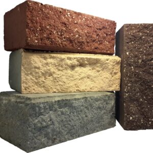 Кирпич бетонный «рваный камень» | цена от 18 руб/шт